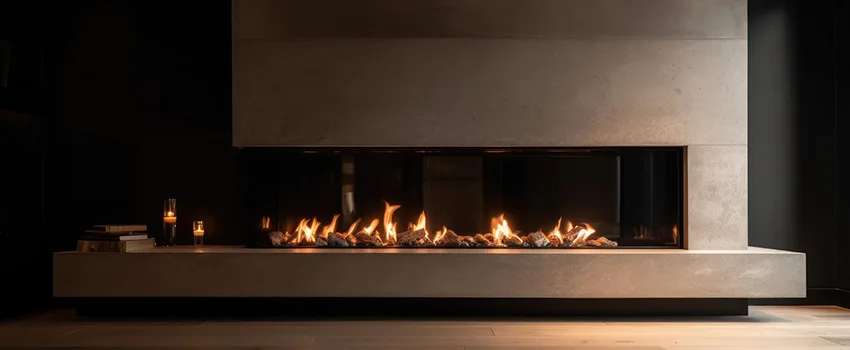 Gas Fireplace Ember Bed Design Services in Hilton Head Island, South Carolina