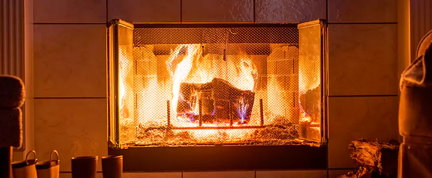 Mendota Hearth Landscape Fireplace Installation in Hilton Head Island, South Carolina